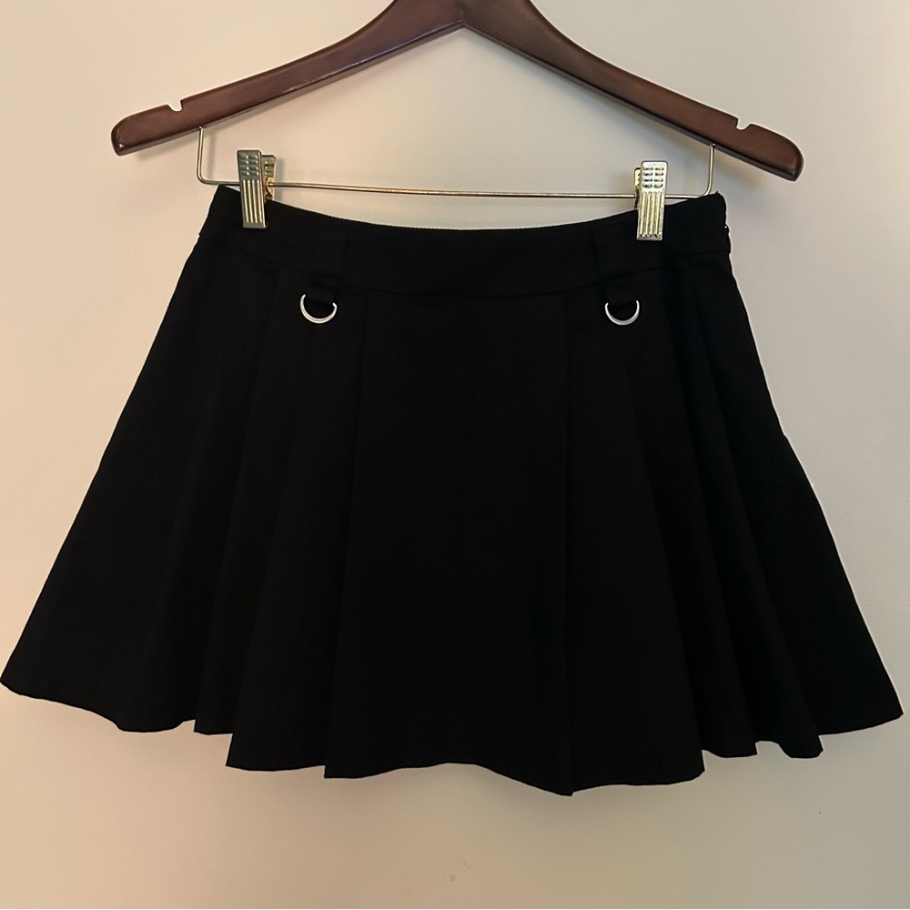 Y2K Forever 21 Black Edgy Micro Skirt
